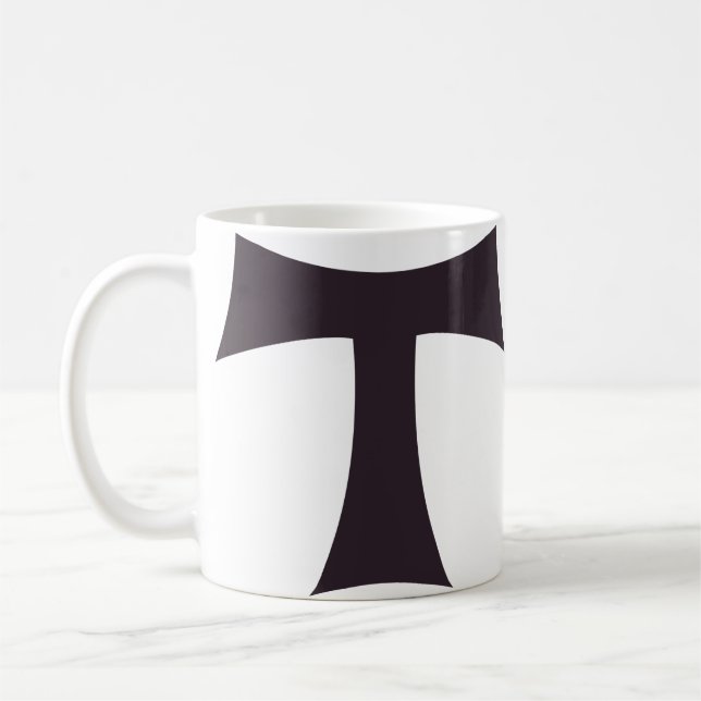 A tau cross Saint Anthony cross Coffee Mug (Left)