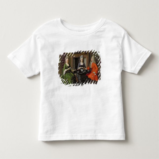 A Tea Party (oil on canvas) Toddler T-Shirt (Front)