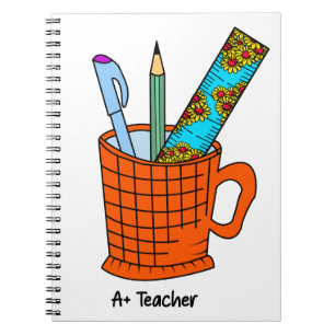 A+ Teacher Appreciation Notebook Teacher Gift