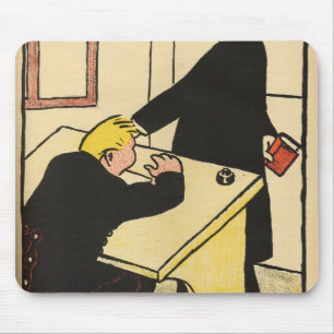 A teacher reprimands his pupil from Crimes Mouse Pad