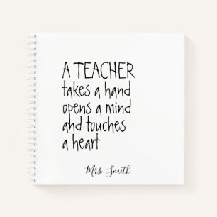 A Teacher Takes a Hand Notebook