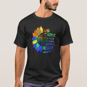 A Teacher Takes A Hand Opens A Mind And Touches A T-Shirt