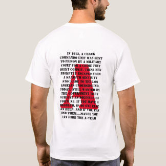 A team van long text light T-Shirt