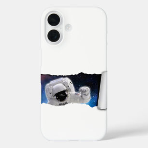 A Tear in Space - Astronaut Alien Encounter - Rip iPhone 16 Case