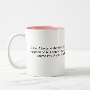 A Teaspoon Of Wines Two-Tone Coffee Mug