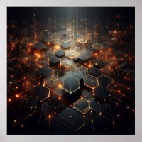  A technical image using hexagonal shapes