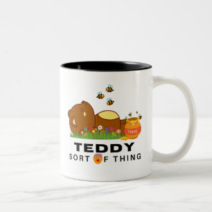 A TEDDY Sort of Thing. Two-Tone Coffee Mug