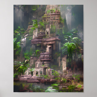 A temple poster