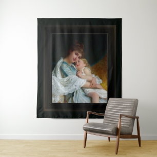 A Tender Embrace by Emile Munier Tapestry