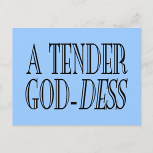 A Tender GodDESS Postcard