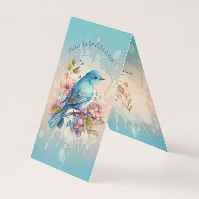 A tender thank you in the colors of dawn (Front)