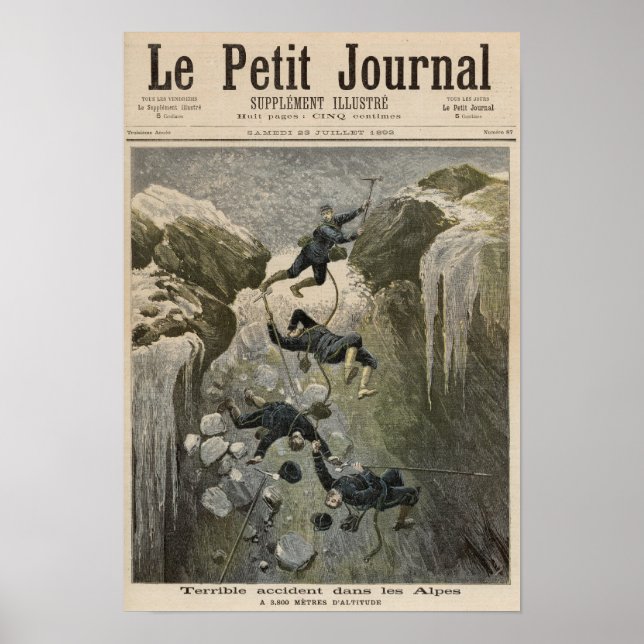 A Terrible Accident in the Alps Poster (Front)