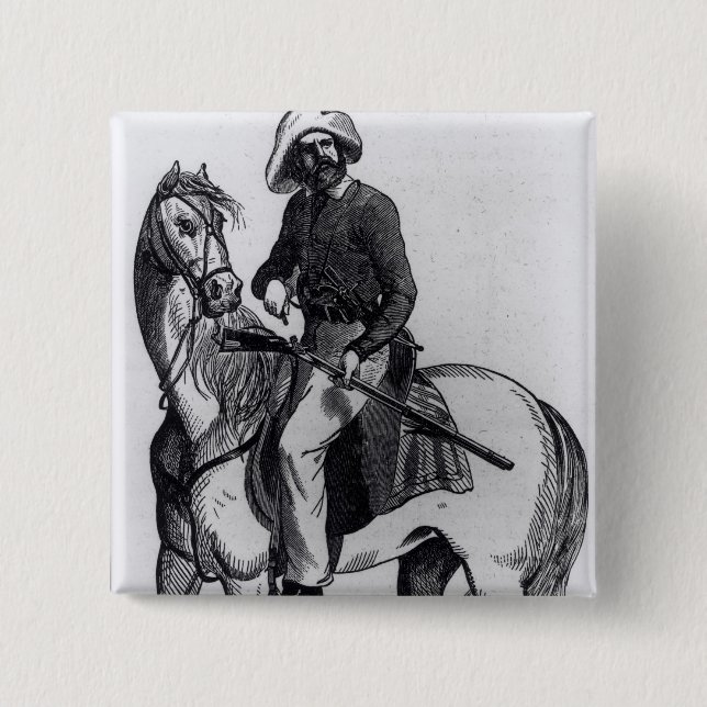 A Texas Ranger 15 Cm Square Badge (Front)