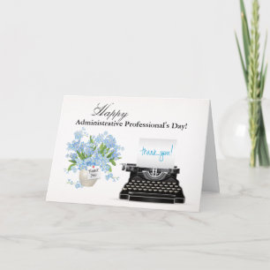 A Thank-You Card for Administrative Professionals
