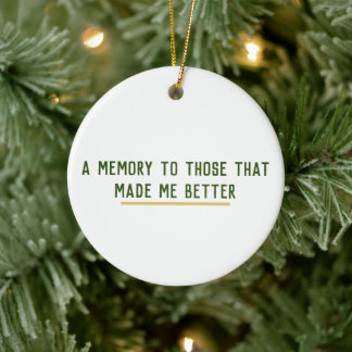 A Thankful Reminder Ceramic Ornament