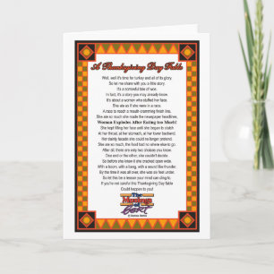 A Thanksgiving Day Fable Holiday Card