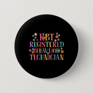 A Therapist Behaviour Analyst Autism Therapy Rbt F 6 Cm Round Badge