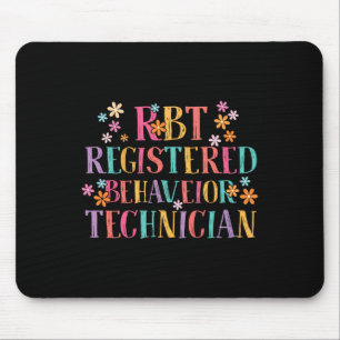 A Therapist Behaviour Analyst Autism Therapy Rbt F Mouse Pad