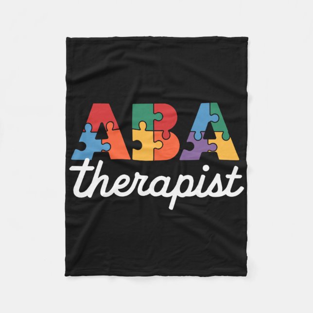 A Therapy Applied Behaviour Analysis Analyst A The Fleece Blanket (Front)