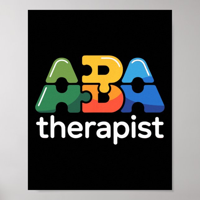 A Therapy Applied Behaviour Analysis Analyst A The Poster (Front)