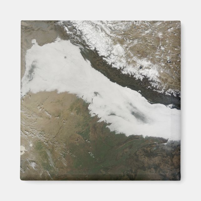 A thick bank of low clouds magnet (Front)