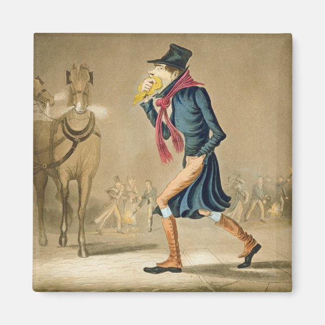 A Thoroughbred November & London Particular, engra Magnet (Front)