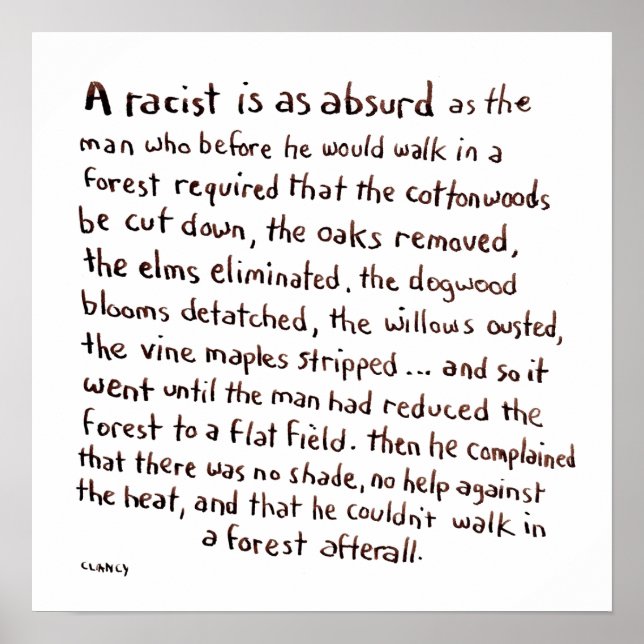 A Thought poster (Front)