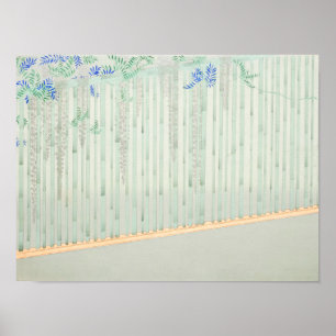 "A Thousand Grasses 3“ Kamisaka Sekka Ukiyo-E   Poster