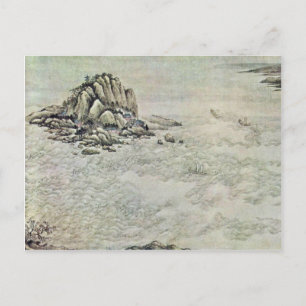 A Thousand Miles Up The Yangtze River Along By Wan Postcard