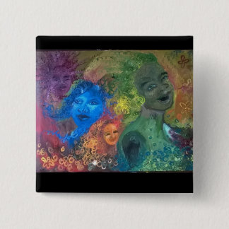 A Thousand Sisters Laughing Button