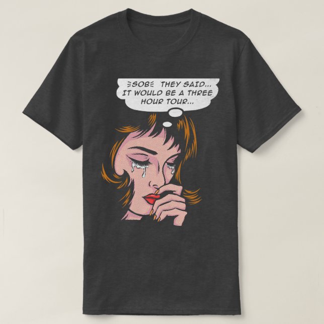 A Three Hour Tour T-Shirt (Design Front)