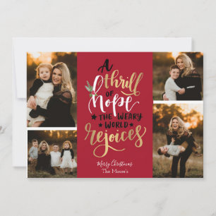 A Thrill of Hope Christmas Card