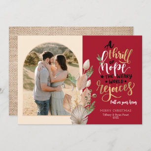 A Thrill Of Hope Christmas Card 