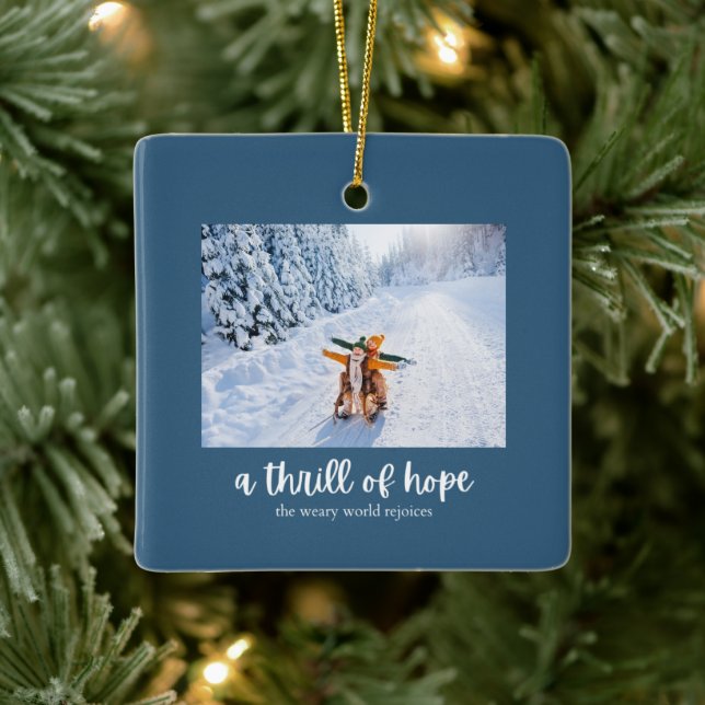 A Thrill of Hope Christmas Ornament (Tree)