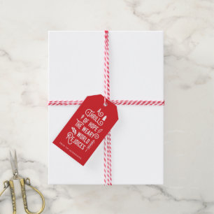 A Thrill of Hope   Red Gift Tags