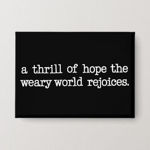 A Thrill Of Hope The Weary World Rejoices Christ