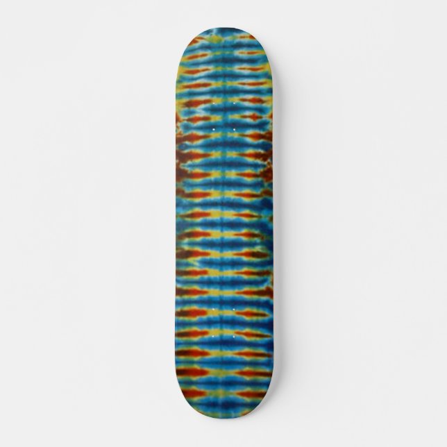 A Tie Dye Skateboard Vert Stripe (Front)
