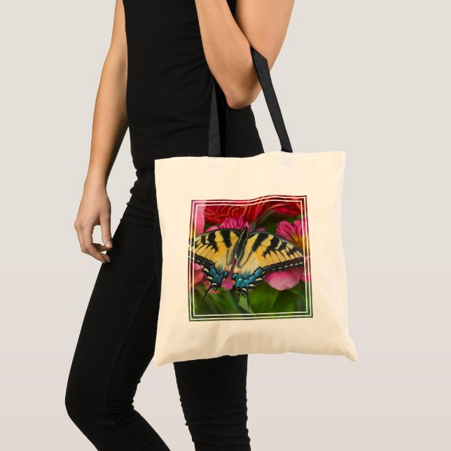 A Tiger Swallowtail Butterfly Tote Bag (Front (Product))