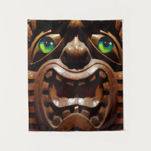 A Tiki Terraced - Ken Gauge Art Tapestry