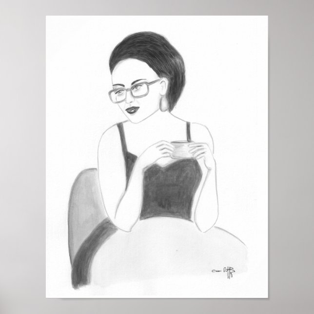 A time for coffee poster (Front)