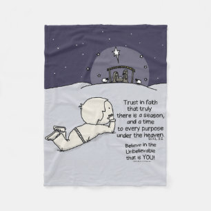 A Time for Every Purpose Fleece Blanket