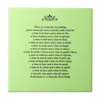 A Time for Everything-Scripture Quote Tile