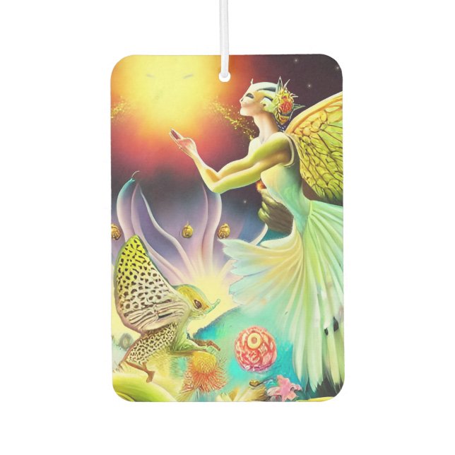 A Time of Recompense Oil Painting Car Air Freshener (Front)