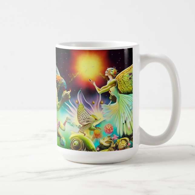 A Time of Recompense Oil Painting Coffee Mug (Right)