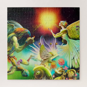 A Time of Recompense Oil Painting Jigsaw Puzzle