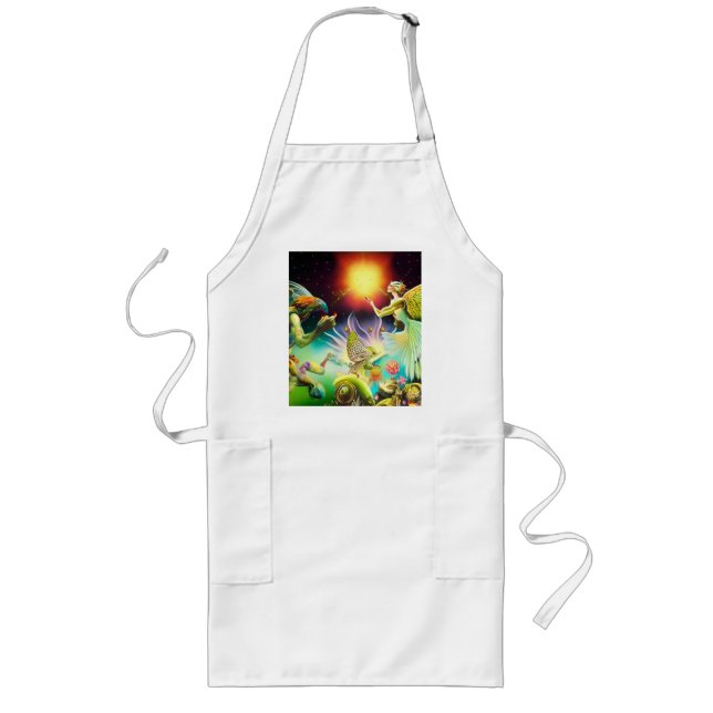 A Time of Recompense Oil Painting Long Apron (Front)