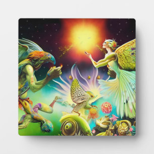 A Time of Recompense Oil Painting Plaque