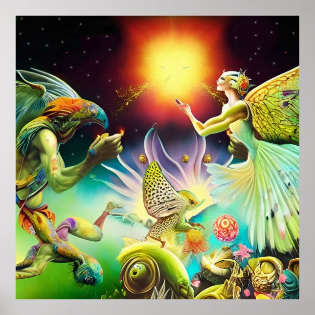 A Time of Recompense Oil Painting Poster (Front)