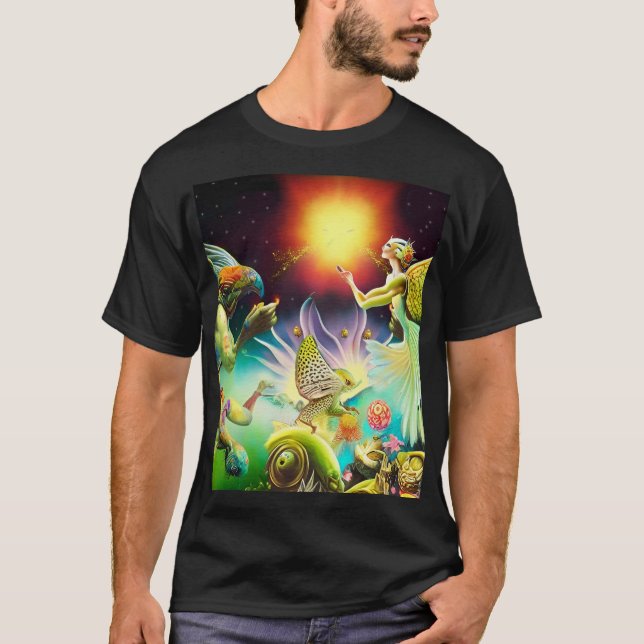 A Time of Recompense Oil Painting T-Shirt (Front)