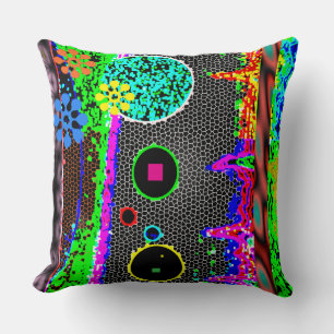 A Timeless Fusion of Color & Mystery Cushion